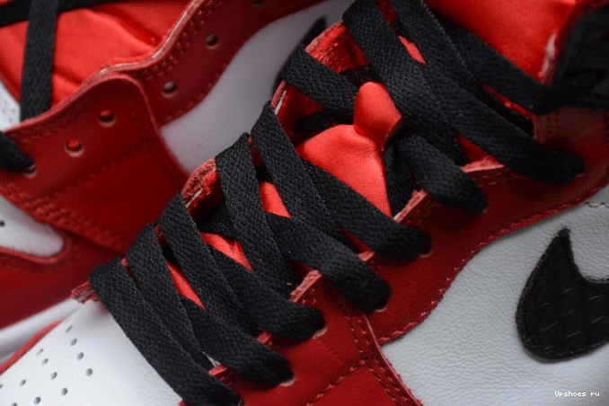 Satin Jordan High Retro CD0461-016 1 (W) Toe Black 0328